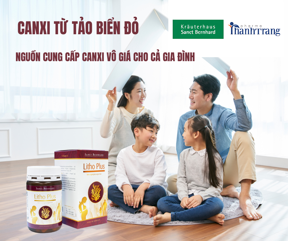 Canxi từ tảo biển đỏ